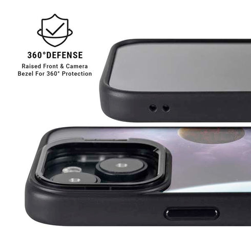 StockTrek Two Planets Born from the Same Star iPhone 14 Kickstand Case